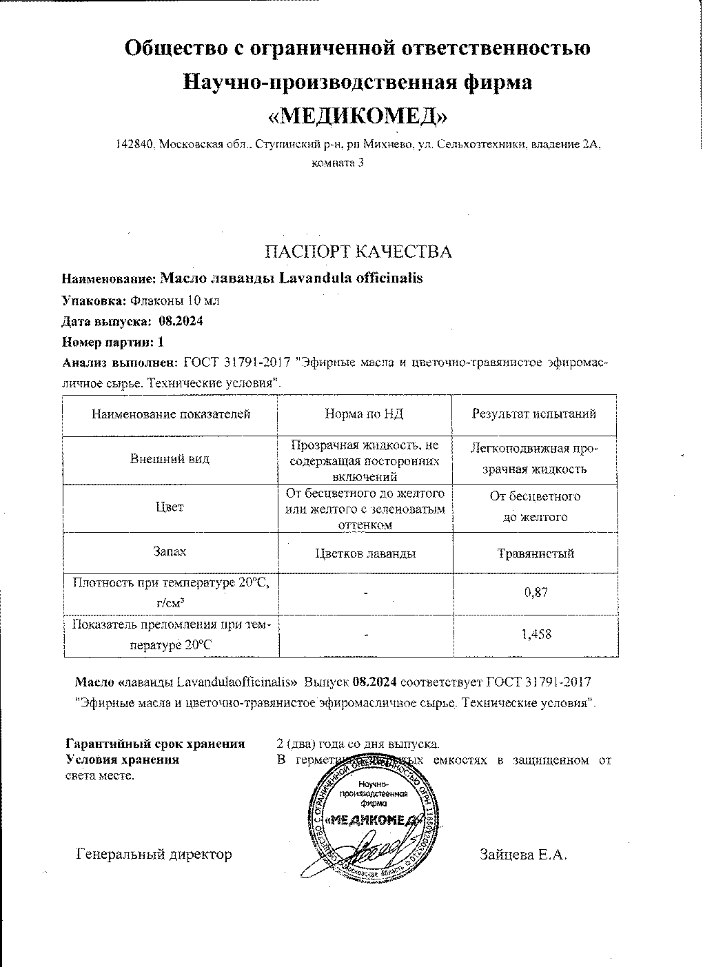 Паспорт №082024